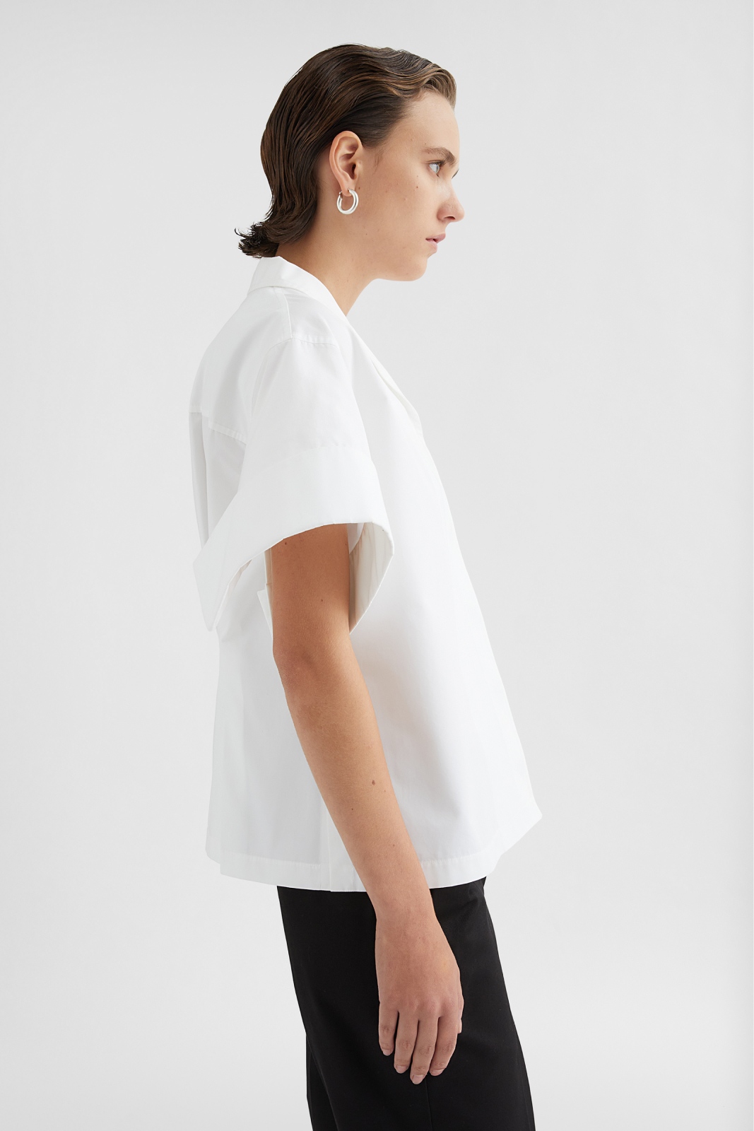 Jil Sander Short Sleeve V-Neck Shirt - Image 3
