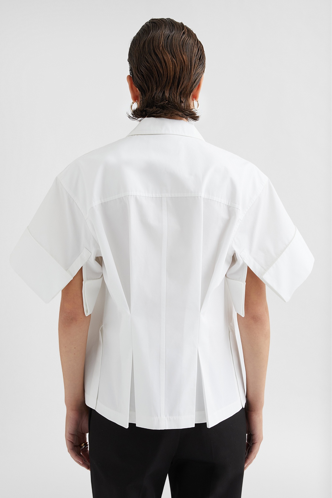 Jil Sander Short Sleeve V-Neck Shirt - Image 4
