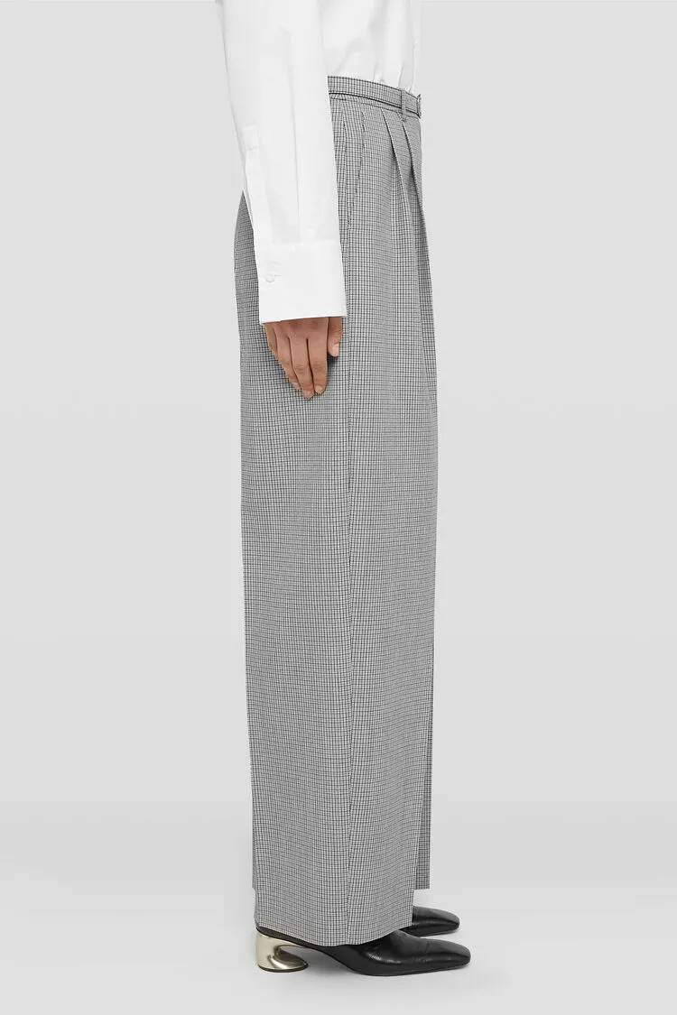 Jil Sander Virgin Wool Wide-Leg Pants with Belt - Image 5