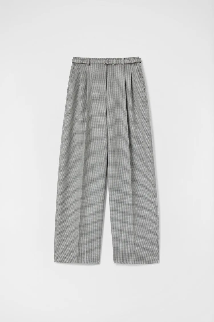 Jil Sander Virgin Wool Wide-Leg Pants with Belt - Image 7