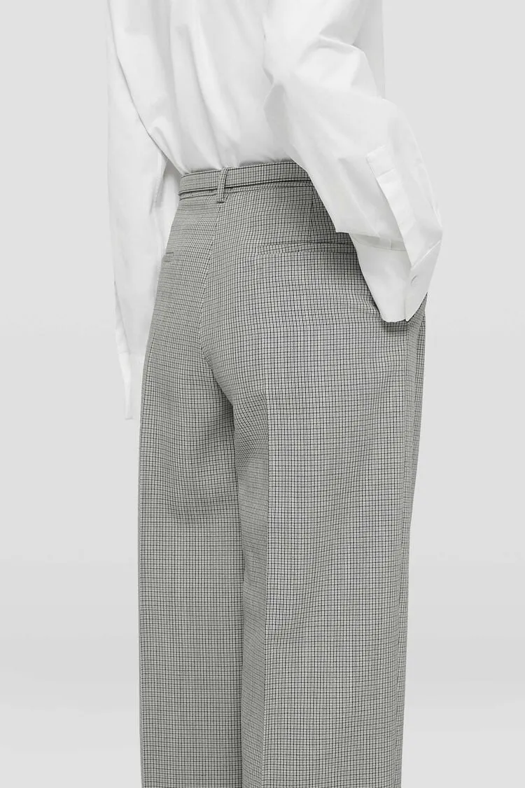 Jil Sander Virgin Wool Wide-Leg Pants with Belt - Image 6
