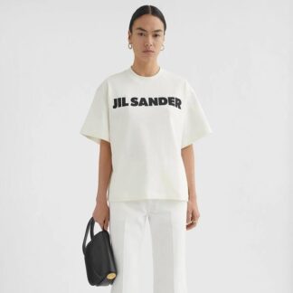 Jil Sander Cotton Maxi Logo T-Shirt