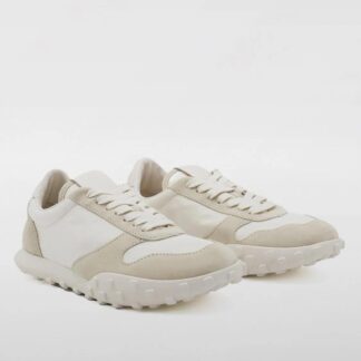 Jil Sander Suede Sneakers with Textured Platform Sole