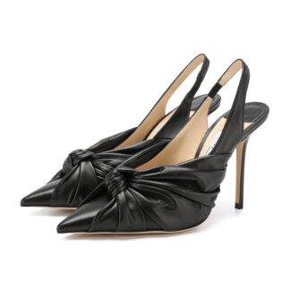 Jimmy Choo Annabell 85 Black Patent Leather Pumps