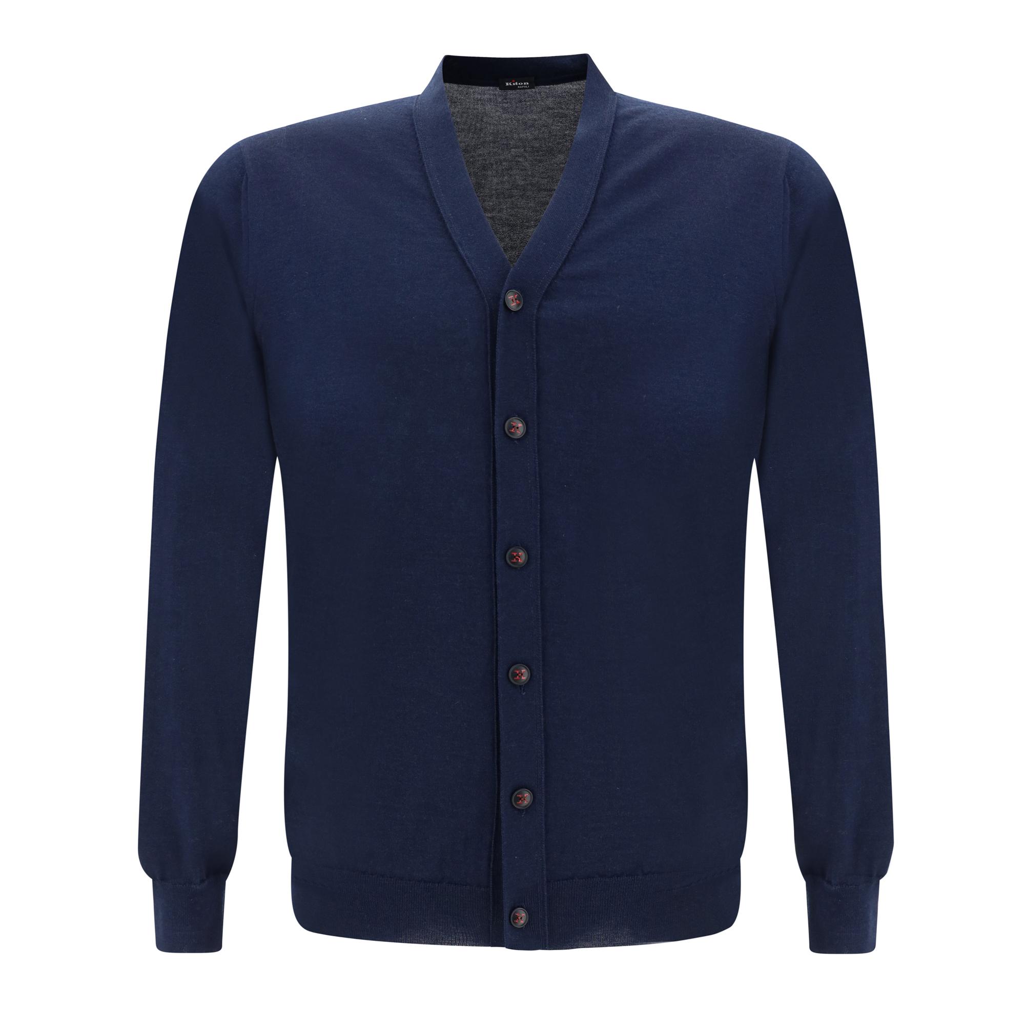 Kiton Cashmere Cardigan with Button Closure – Timeless Luxury