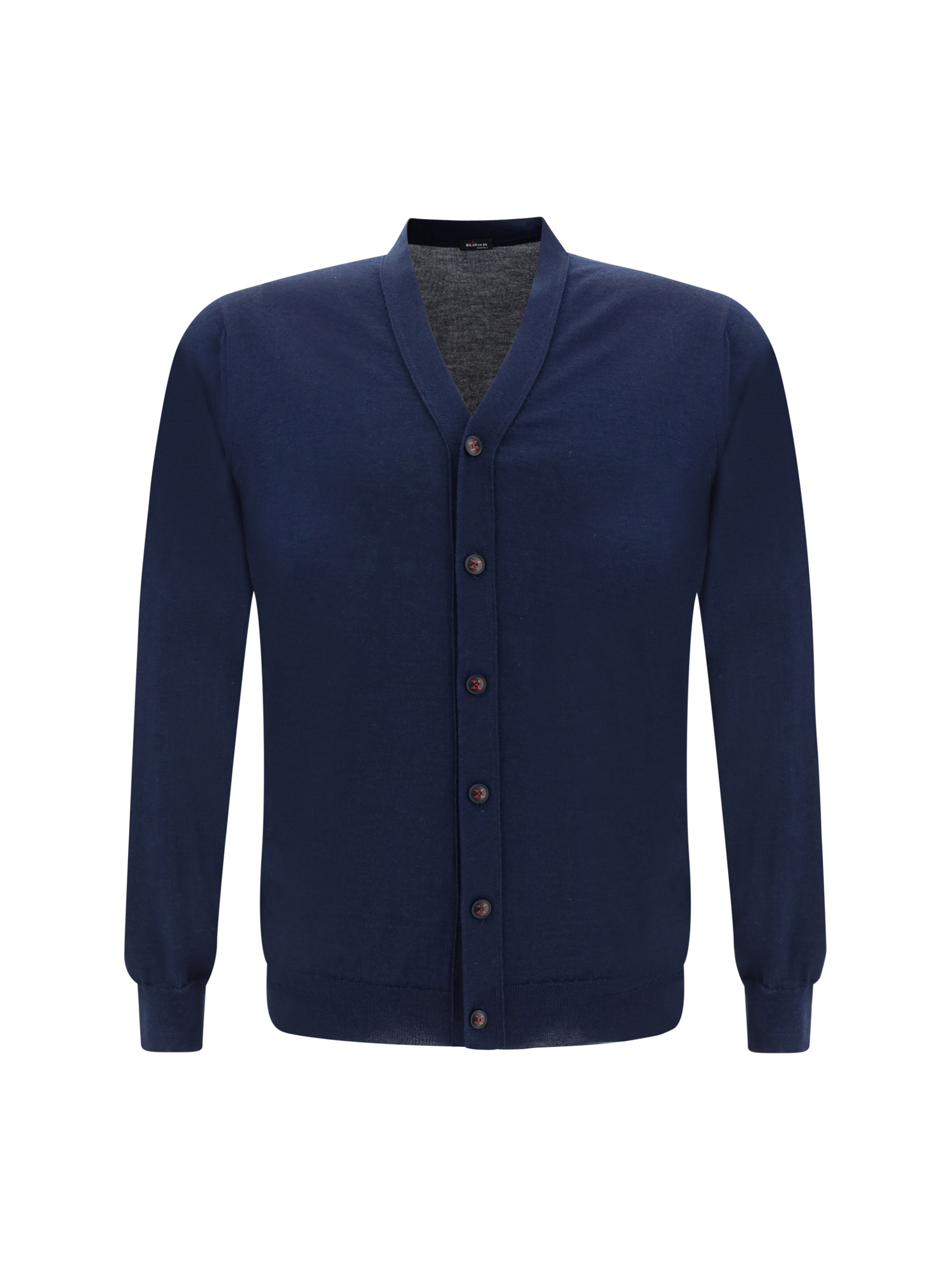 Kiton Cashmere Cardigan with Button Closure – Timeless Luxury - Image 2