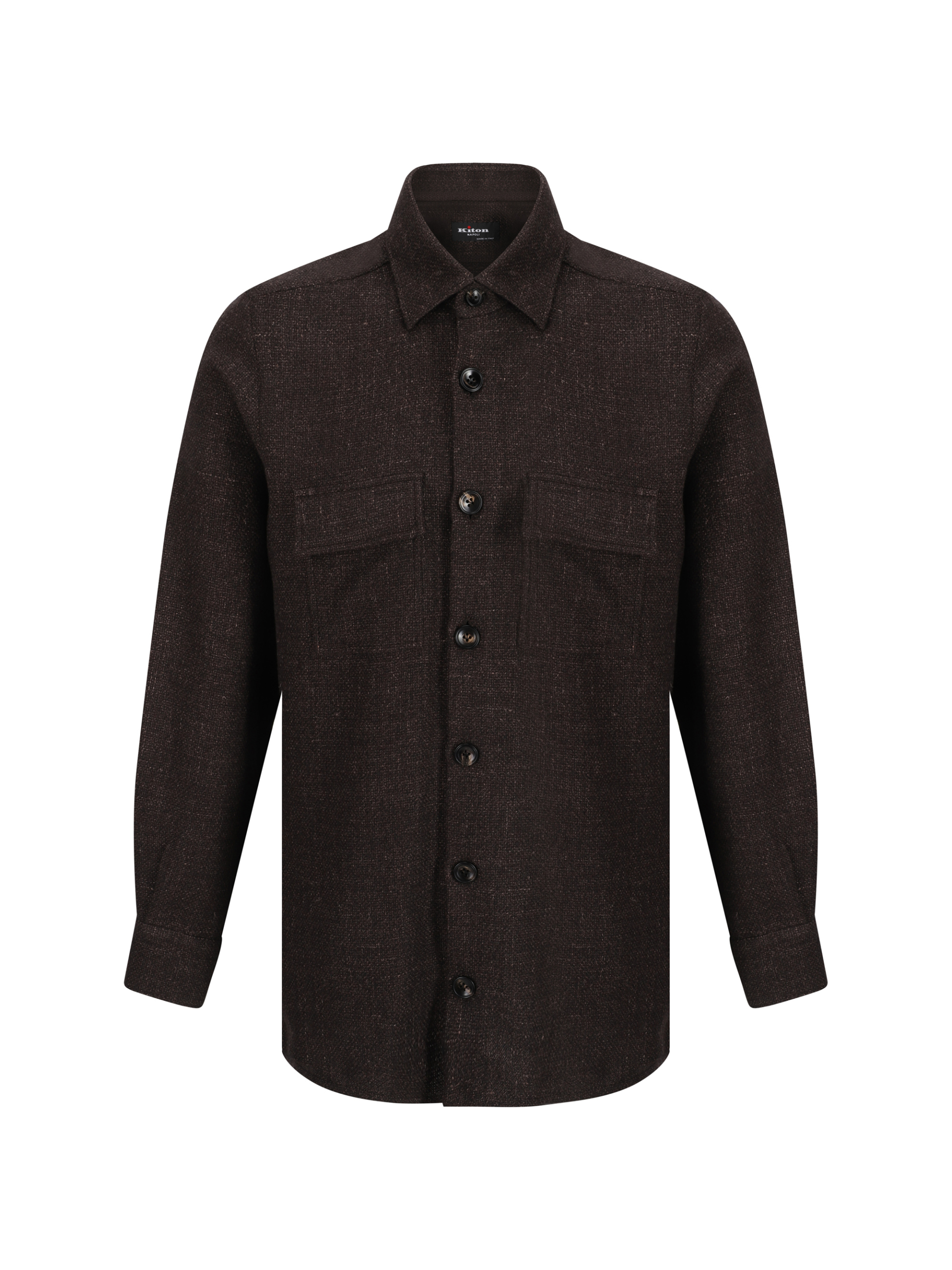 Kiton Virgin Wool Shirt – Classic Style with Modern Features - Image 2