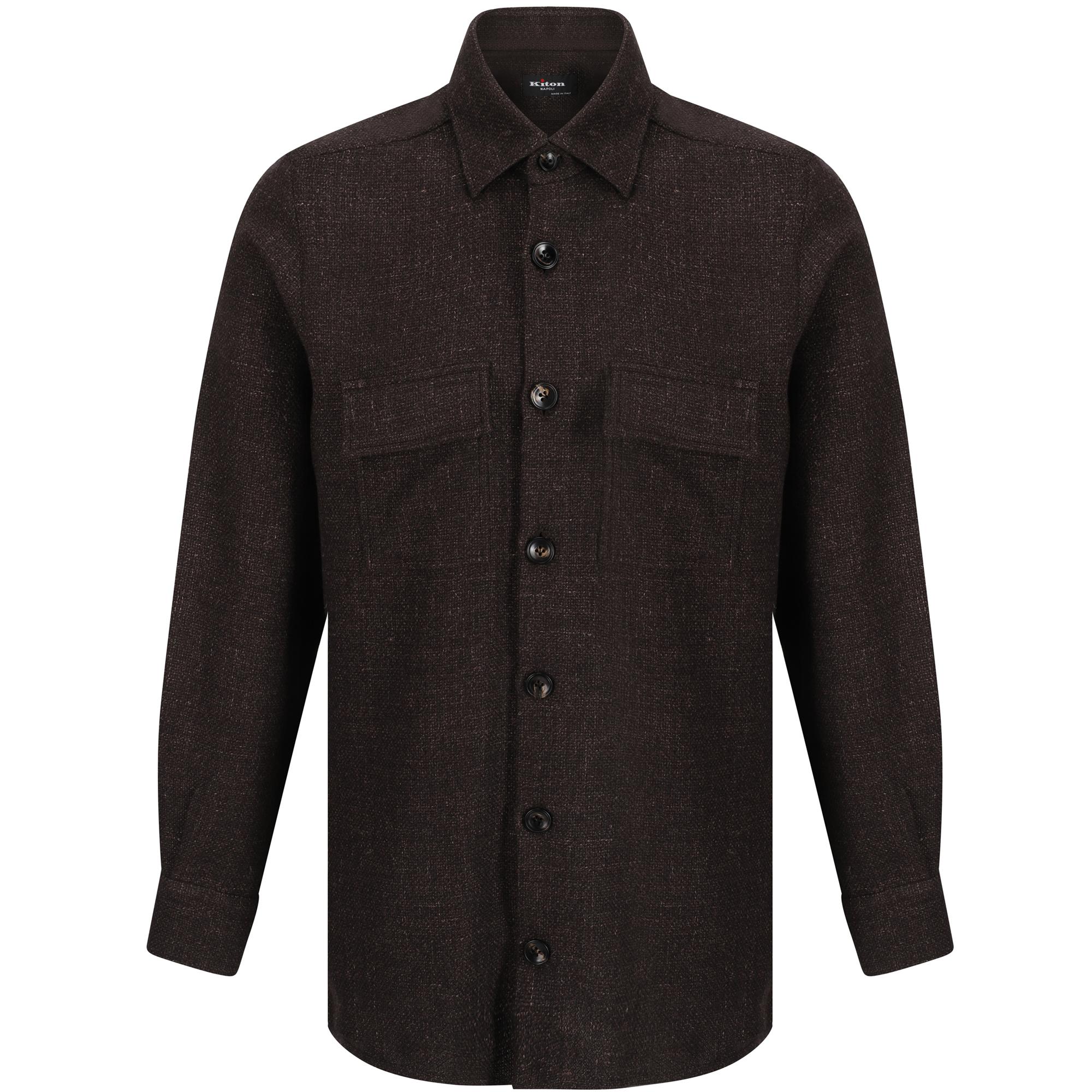 Kiton Virgin Wool Shirt – Classic Style with Modern Features