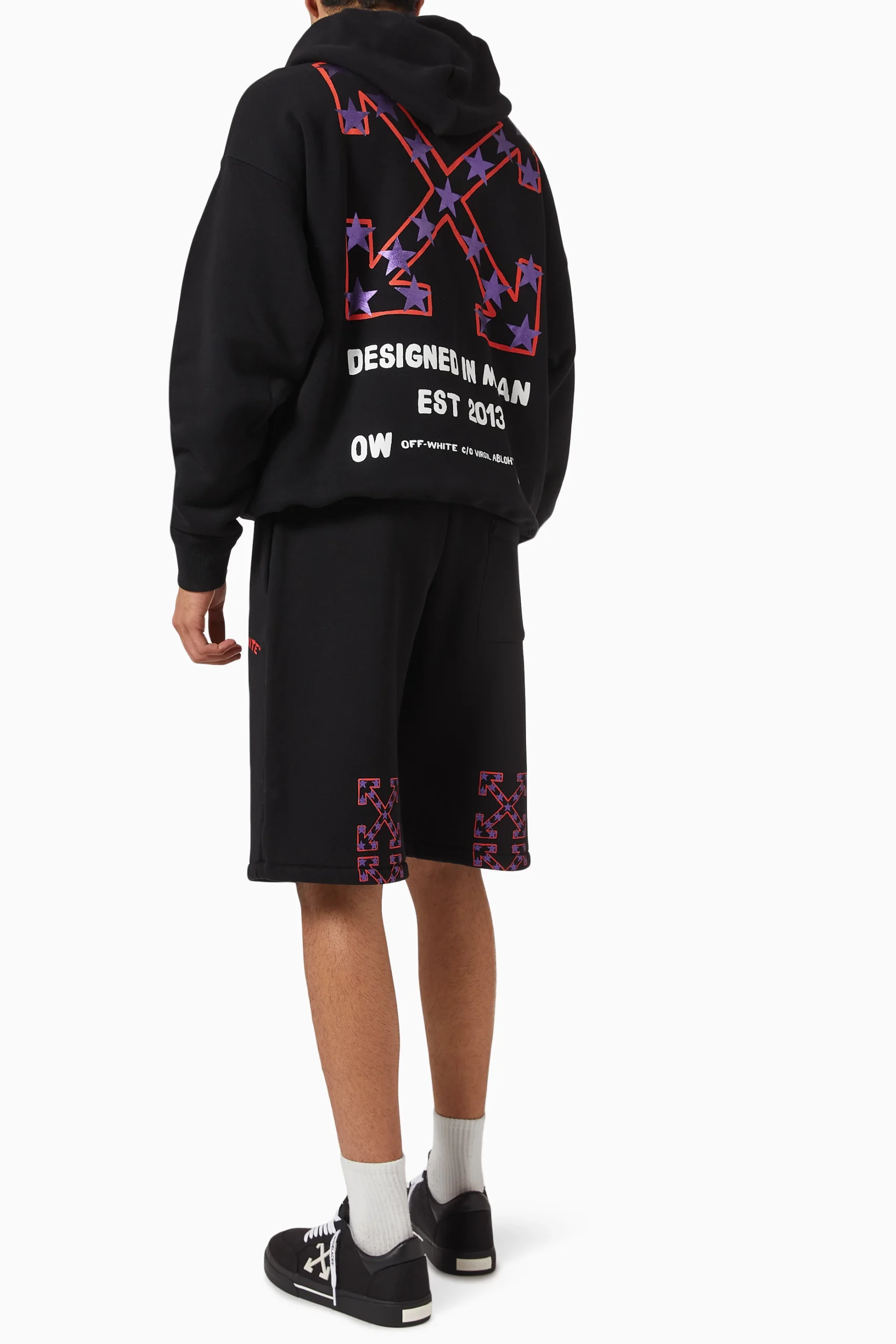 Off-White Cotton Star Arrow Skate Hoodie - Image 6