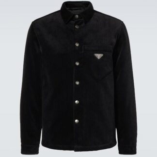Prada Velvet Shirt Jacket
