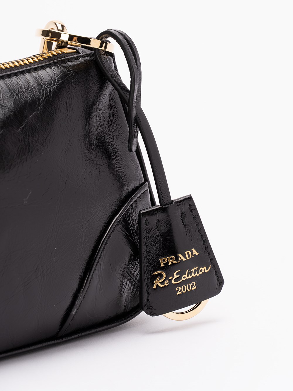 Prada 2002 Re-Edition Leather Shoulder Bag - Image 6