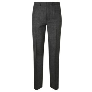 Prada Virgin Wool Check Pants