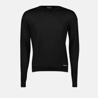 Prada Recycled Silk Monochrome Sweater