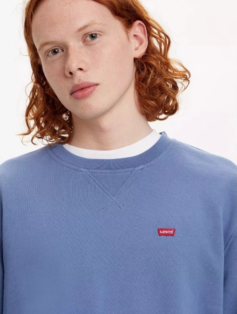 Levi’s Essential Cotton Crew Neck Long-Sleeve Sweatshirt - Image 3
