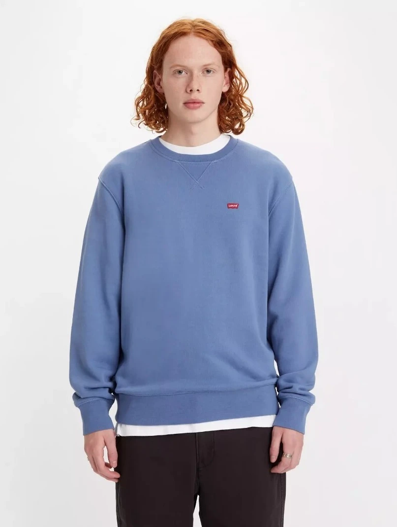 Levi’s Essential Cotton Crew Neck Long-Sleeve Sweatshirt - Image 2