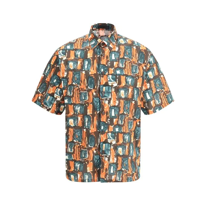 Prada Batista Squared Cotton Shirt