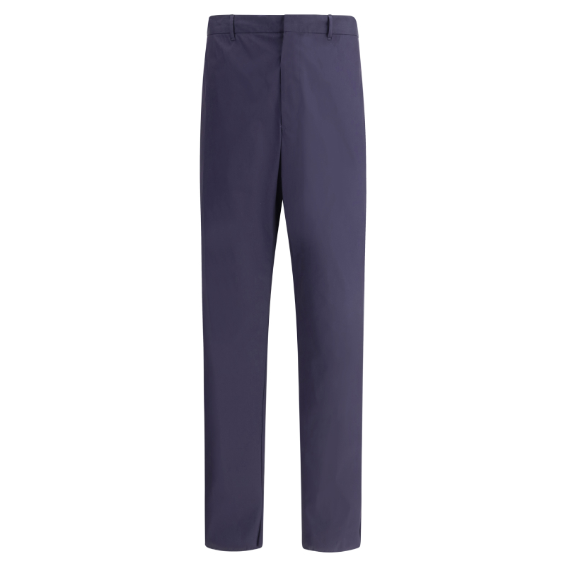 Prada Cotton Pants with Pockets and Belt Loops