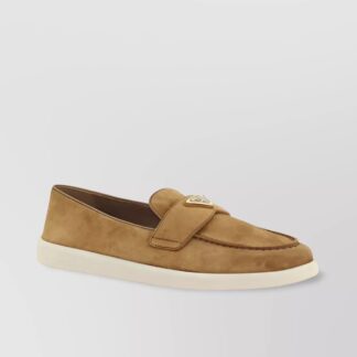 Prada Suede Leather Loafers