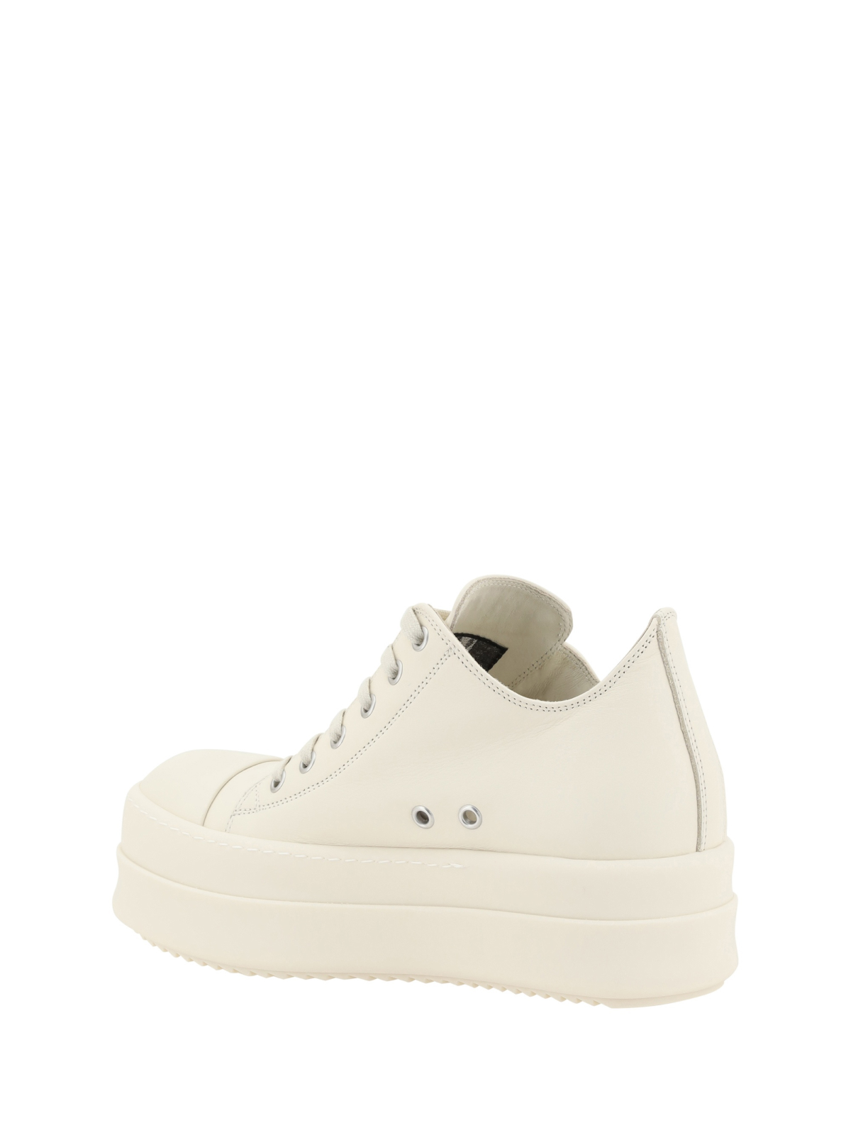 Rick Owens Leather Platform Sneakers - Image 6