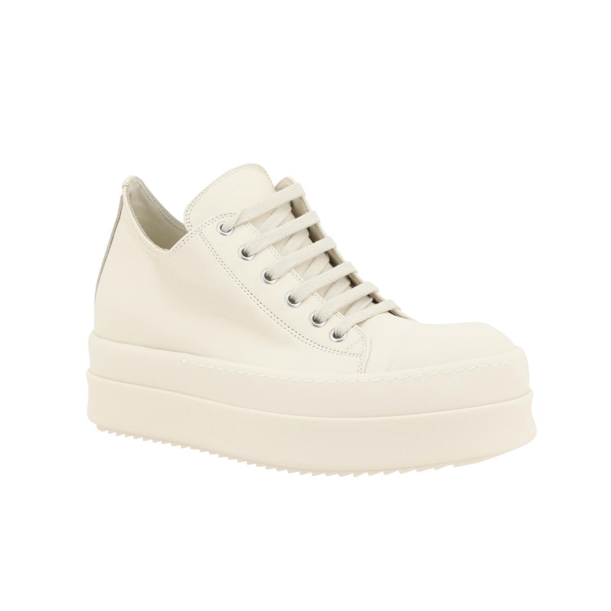 Rick Owens Leather Platform Sneakers