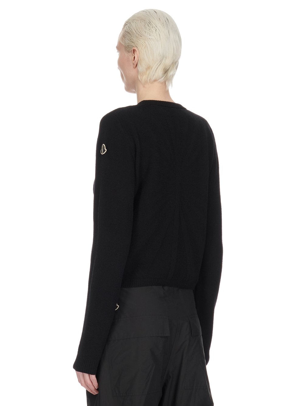 Moncler + Rick Owens Virgin Wool Biker Sweater - Image 4