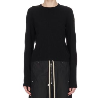 Moncler + Rick Owens Virgin Wool Biker Sweater