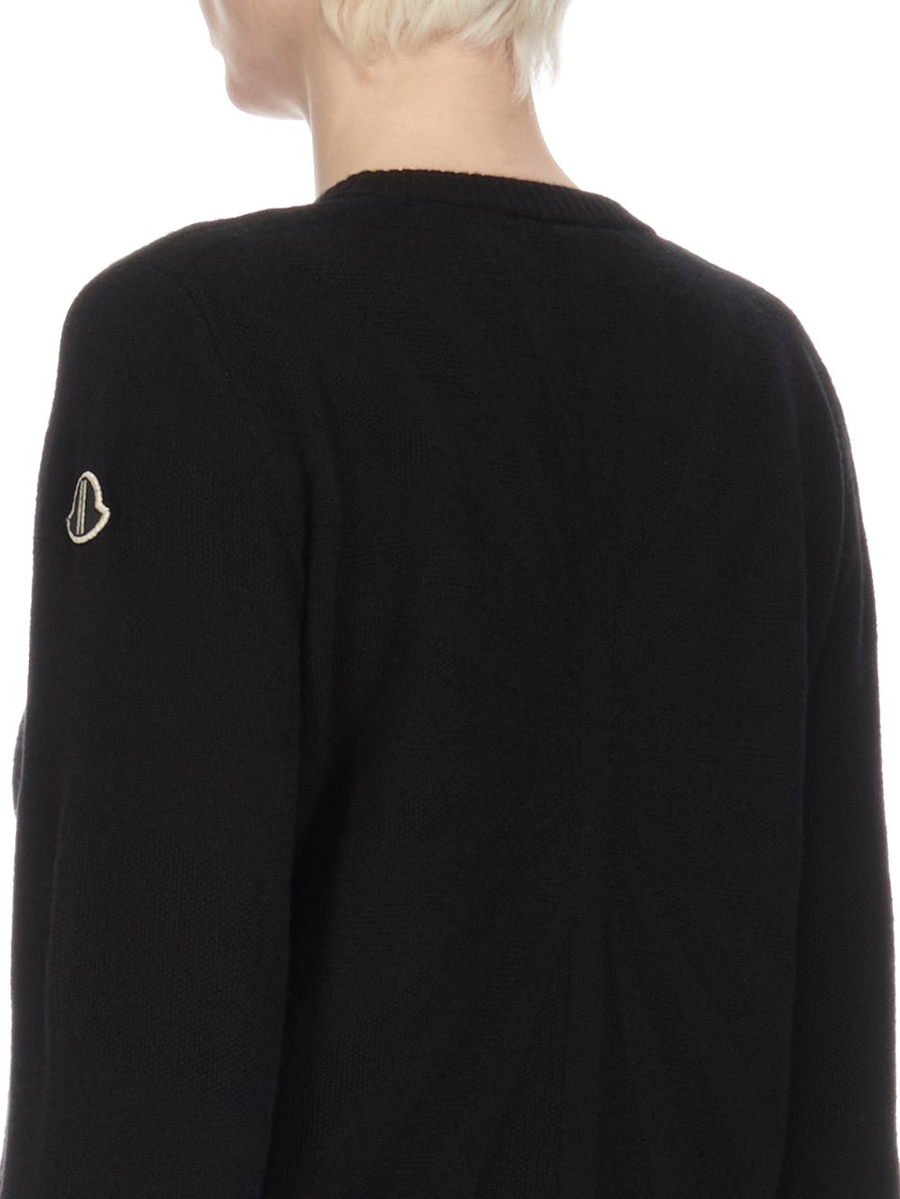 Moncler + Rick Owens Virgin Wool Biker Sweater - Image 6