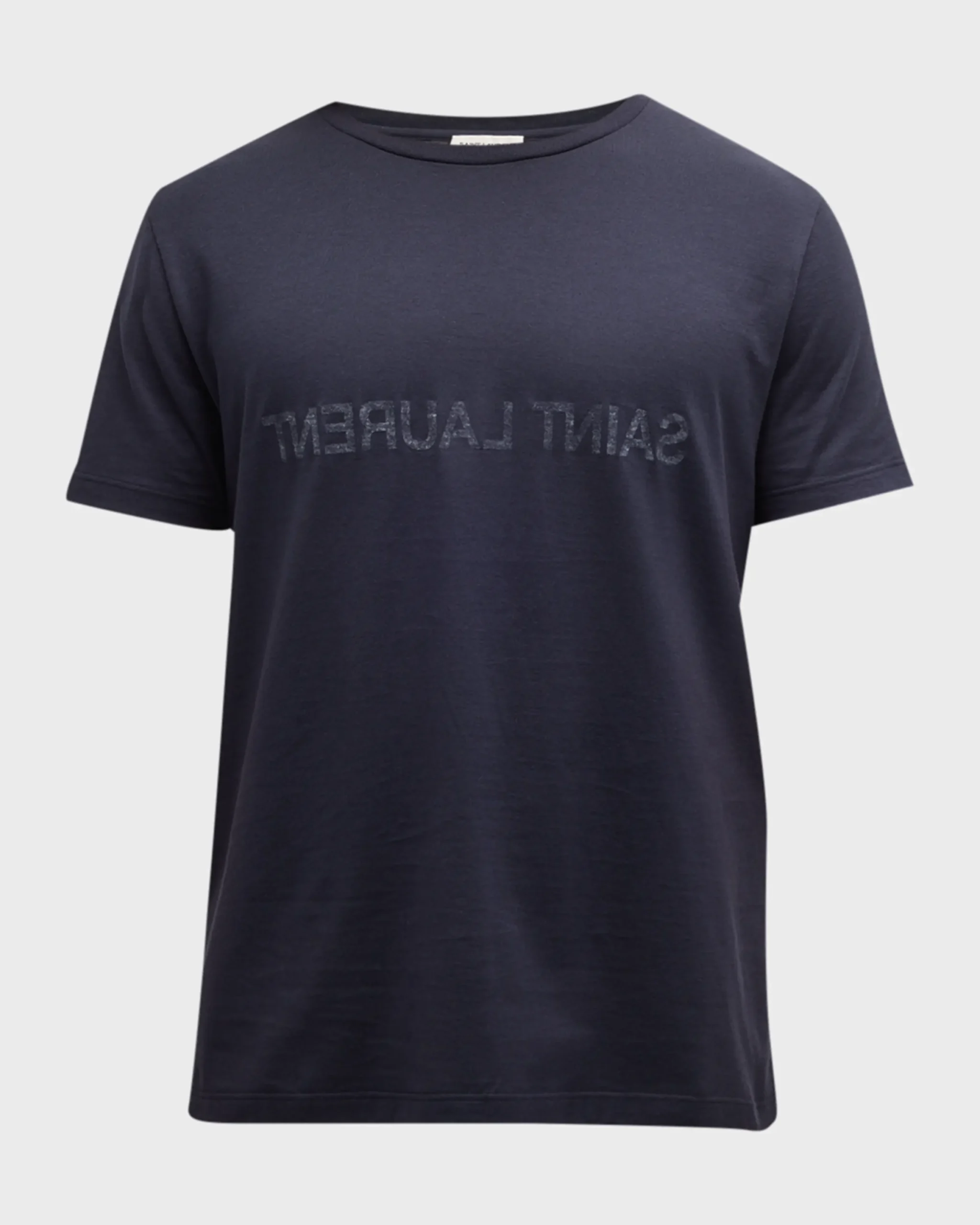 Saint Laurent Cotton T-Shirt with Iconic Monogram - Image 8