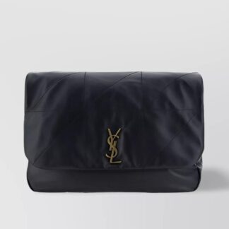 Saint Laurent Lambskin Jamie Shoulder Bag with Gold YSL Logo