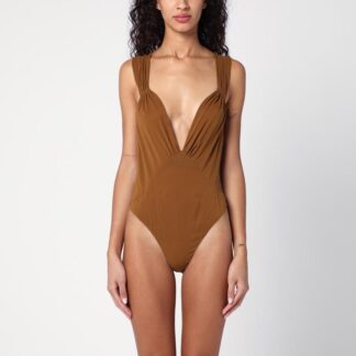 Saint Laurent Silk Mousseline Lingerie Bodysuit