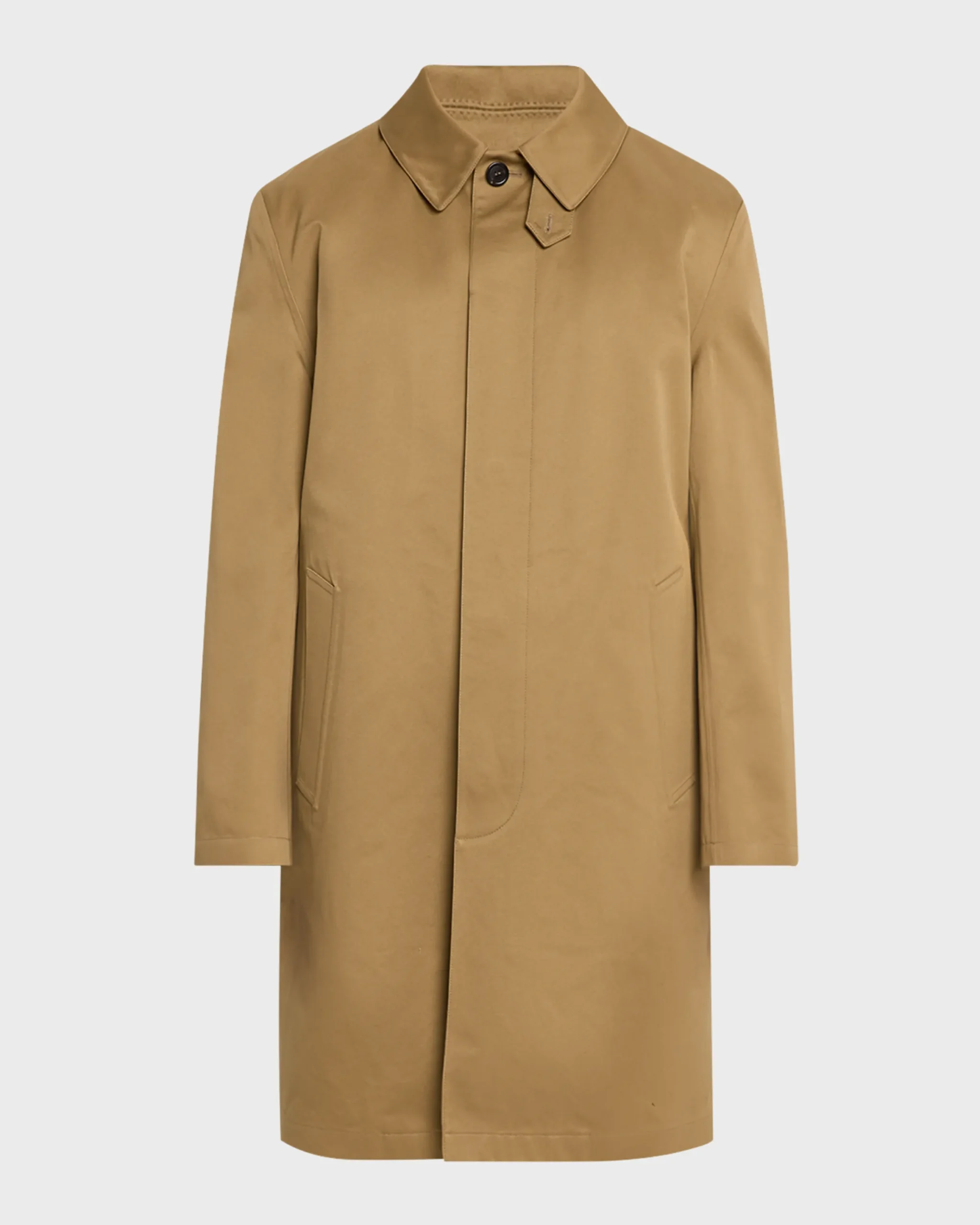 Saint Laurent Cotton Coat with Faux Fur Vest - Image 6