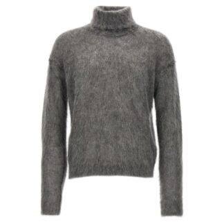 Saint Laurent Mohair Wool Turtleneck Sweater