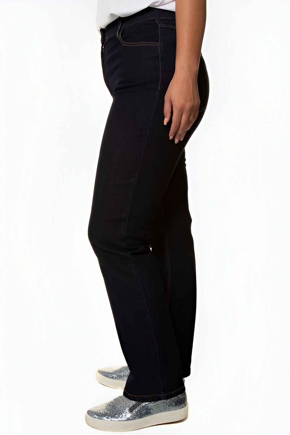 Saint Laurent Cotton Jeans with Straight Fit and Signature Leather Patch - Image 4