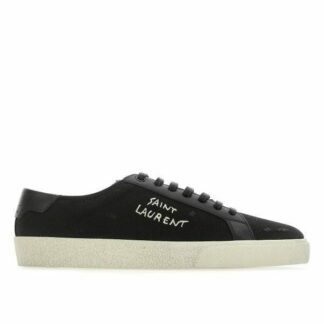 Saint Laurent Black Low-Top Sneakers