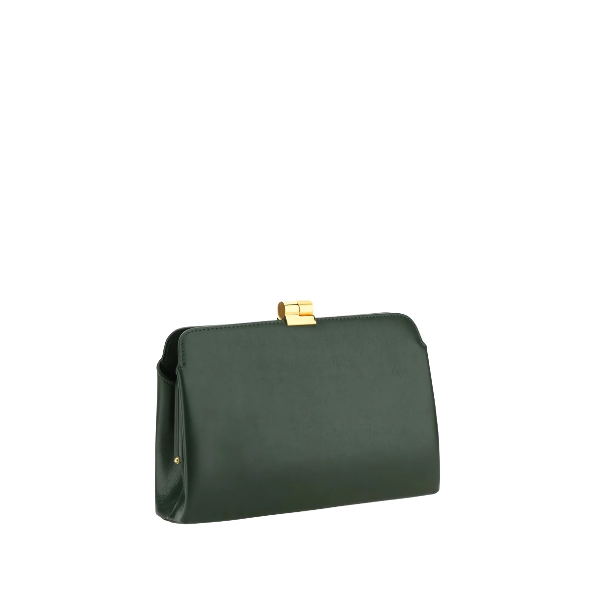 Grained Goatskin Clutch Bag by The Row with Decorative Buckle Closure - Image 3