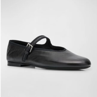 The Row Lambskin Boheme Ballerinas