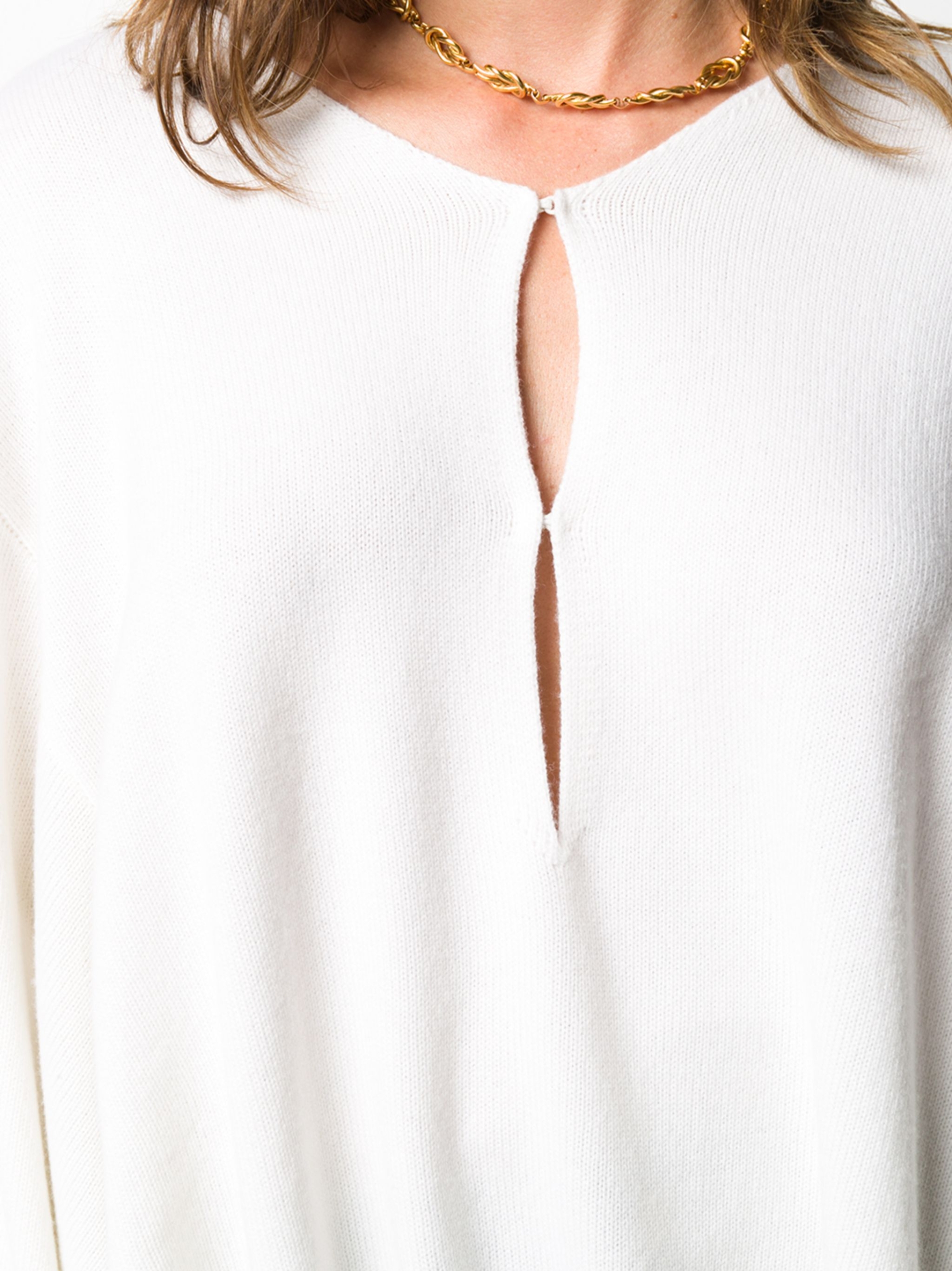 Tom Ford Chalk Cashmere Oversized Sweater - Image 4