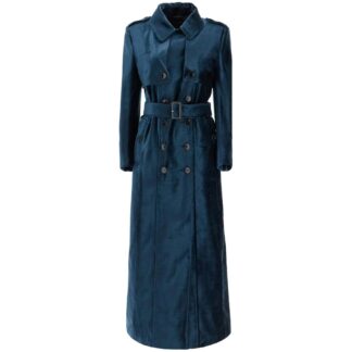 Tom Ford Velvet Double Breasted Long Coat