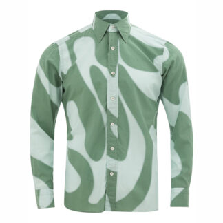 Tom Ford Green Tie-Dye Shirt