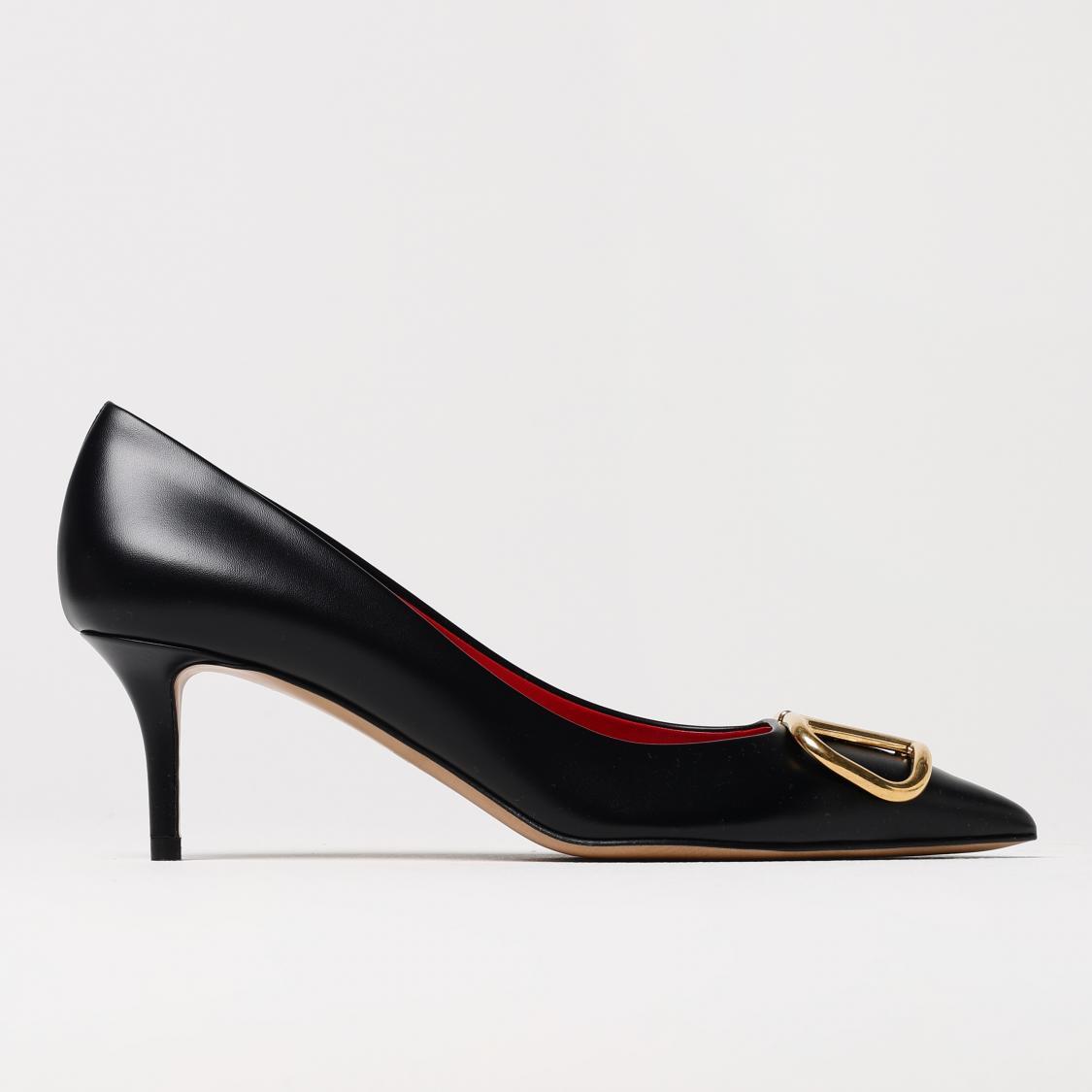 Valentino Garavani VLogo Leather Pumps - Image 3