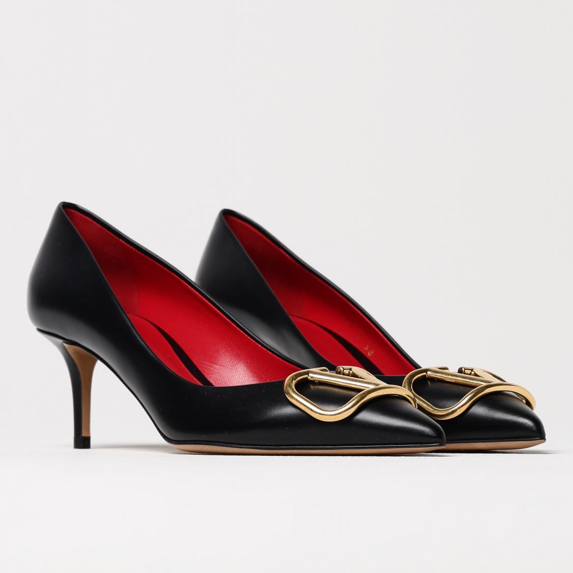 Valentino Garavani VLogo Leather Pumps