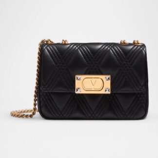 Valentino Garavani Quiltie 67 Lambskin Shoulder Bag
