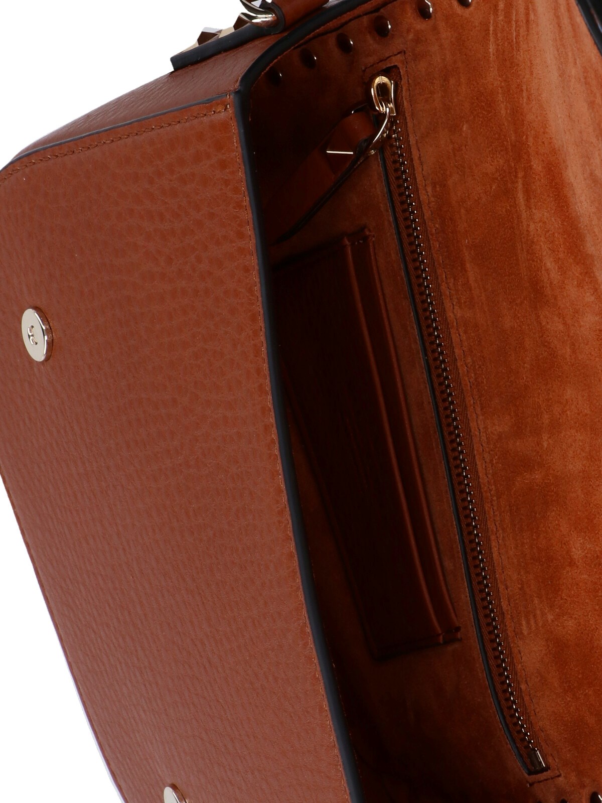 Valentino Garavani Leather Rockstud Shoulder Bag - Image 6