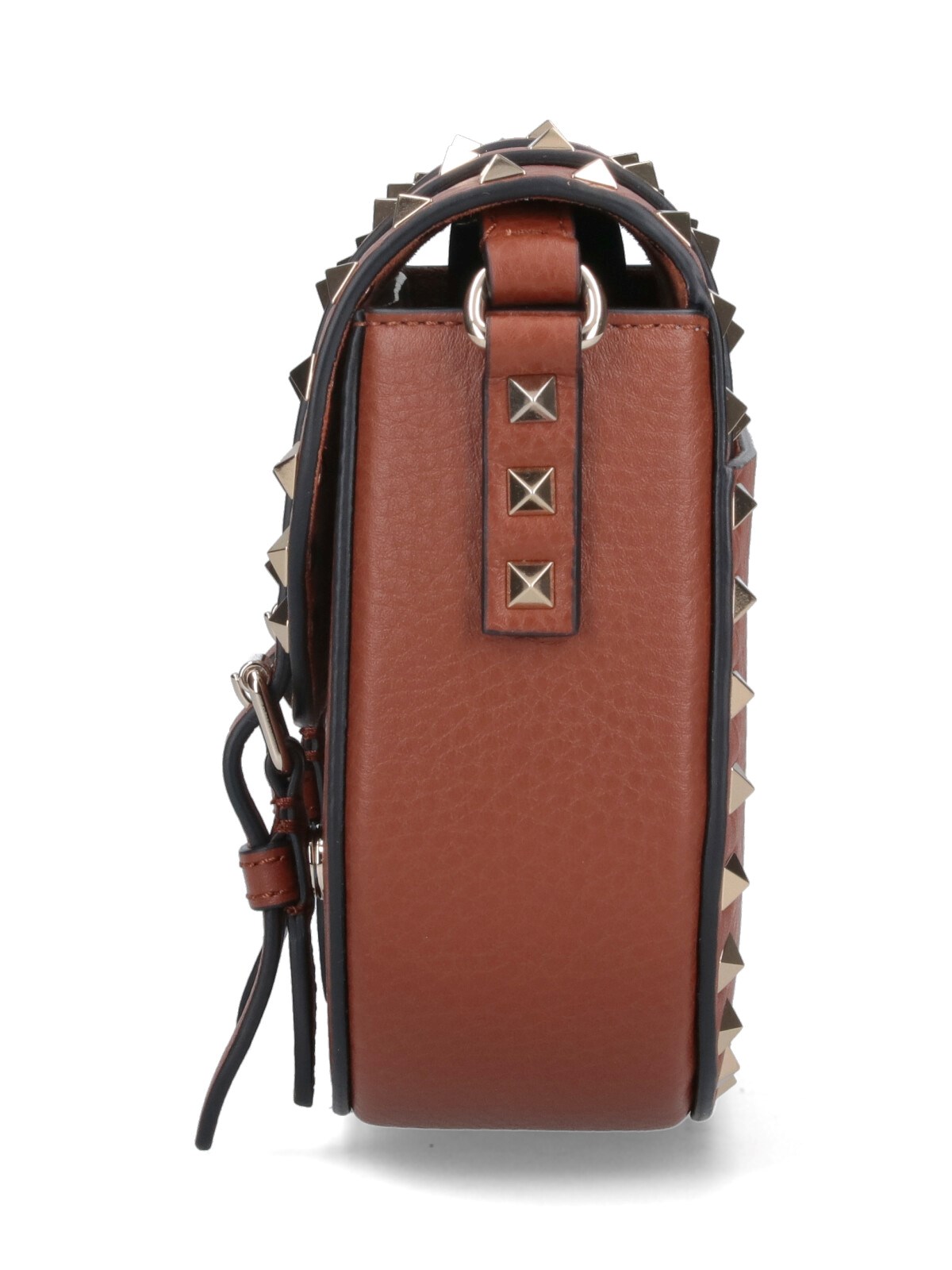Valentino Garavani Leather Rockstud Shoulder Bag - Image 5