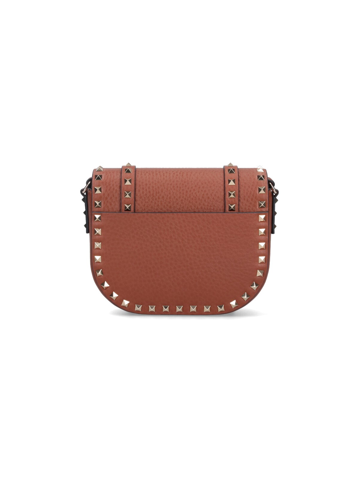 Valentino Garavani Leather Rockstud Shoulder Bag - Image 4