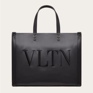 Valentino Garavani Calfskin Medium Tote with Iconic Studs