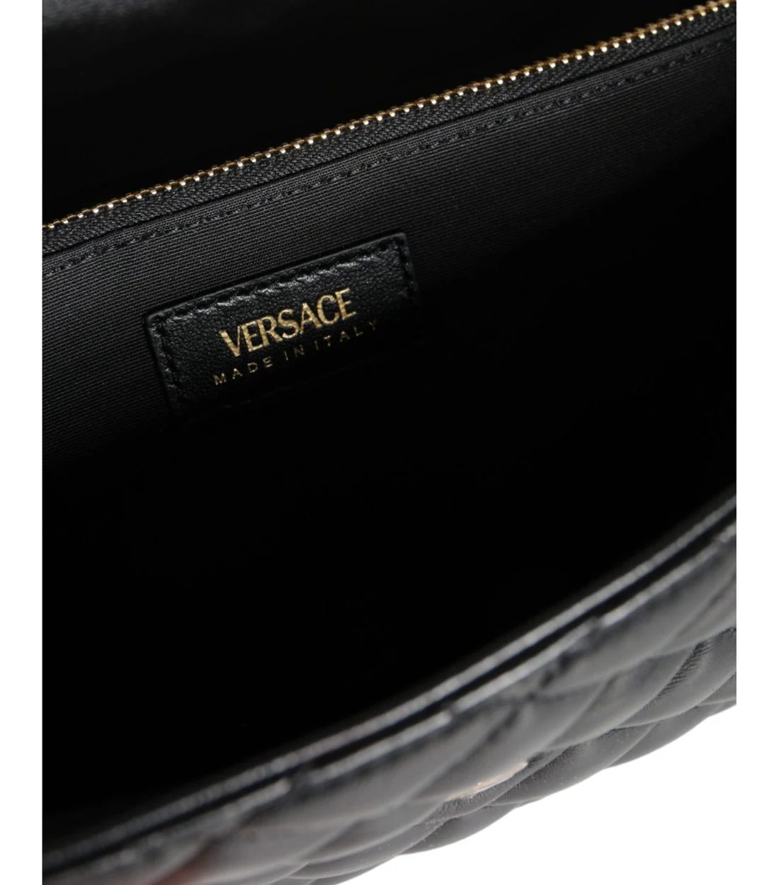 Versace Black Crossbody Bag with Adjustable Strap and Logo Hardware - Image 6