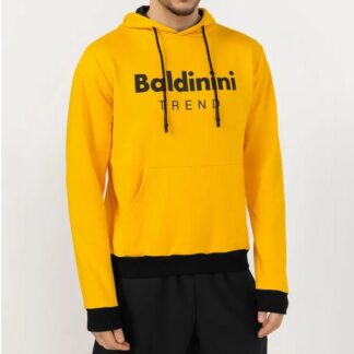 Baldinini Trend Yellow Long Sleeved Brushed Hoodie