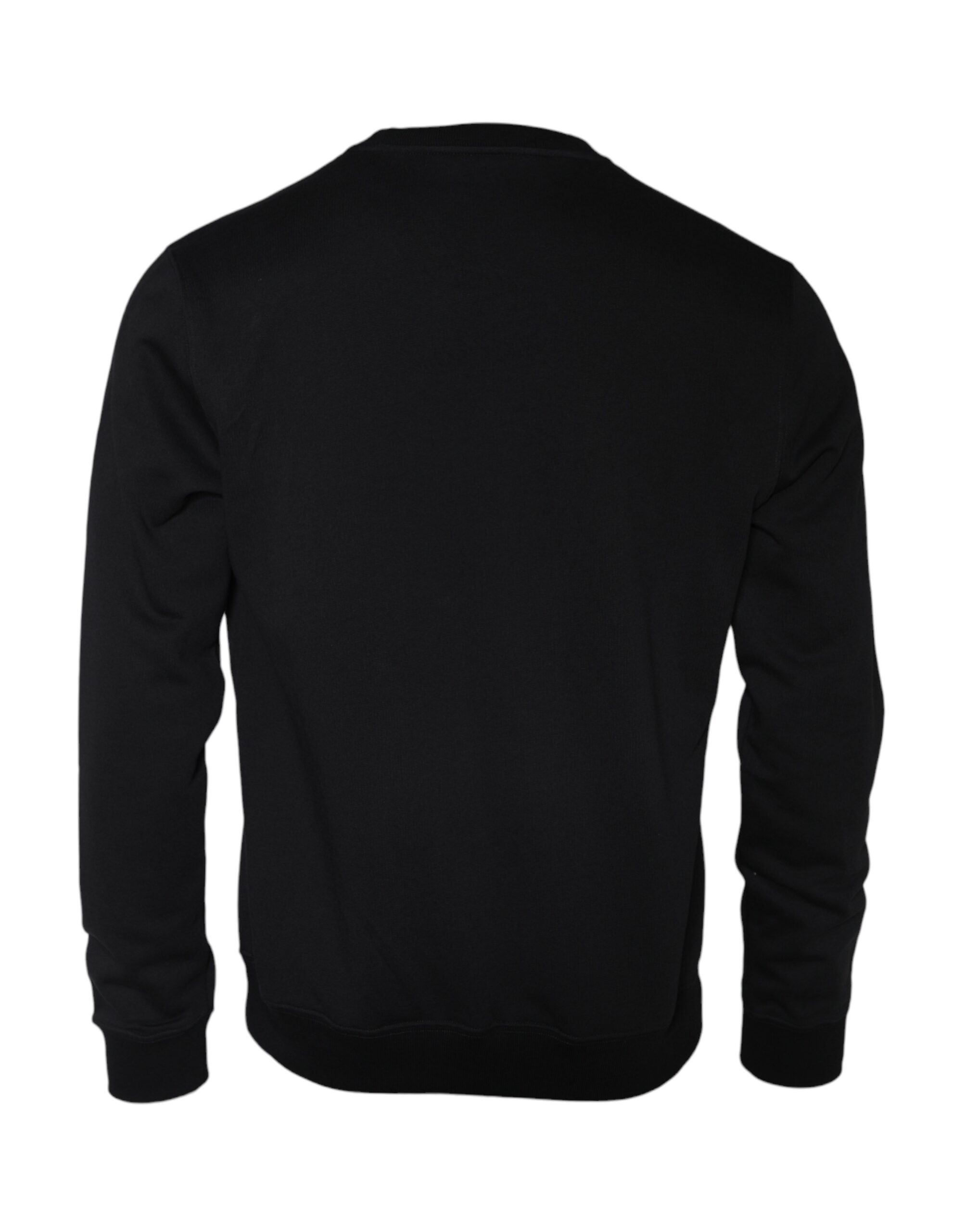 VERSACE Black Cotton Pullover Sweater for Men - Image 3