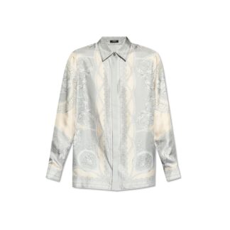 Versace Barocco Silk Shirt with Iconic Print